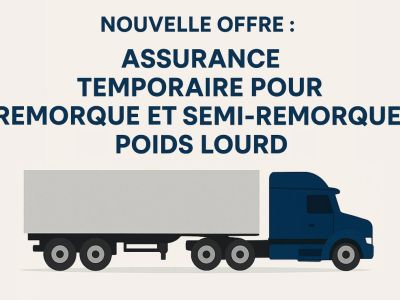 Semi-remorque assuré par ATEL